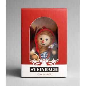 Steinbach Erzgebirge Wooden Ornament Girl Figurine Germany w/ Box